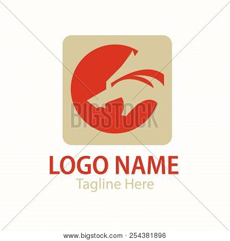 Wolf Square Logo For Brand Identity Your Company.