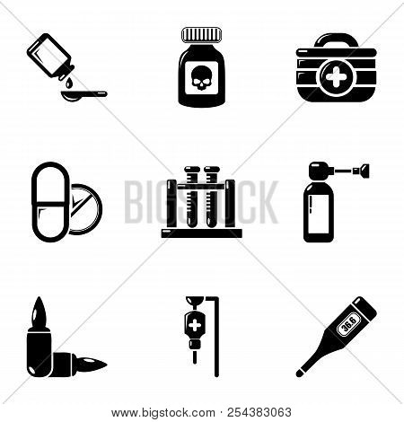 Fumes Icons Set. Simple Set Of 9 Fumes Vector Icons For Web Isolated On White Background