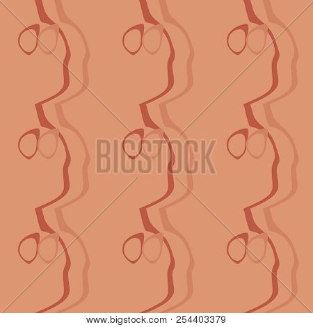 Seamless Pattern Background Of Multicolored Lines With Scribbler.