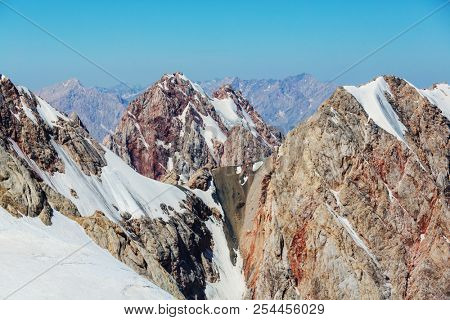 Beautiful landscape of Fann Mountains, Tajikistan