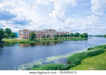 Old Red Castle In Jelgava, Latvia. Latvian Agriculture University. 2016