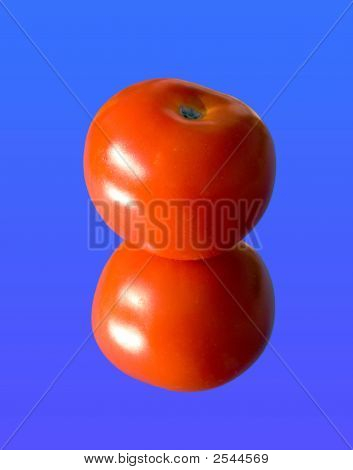 Tomato On A Mirror