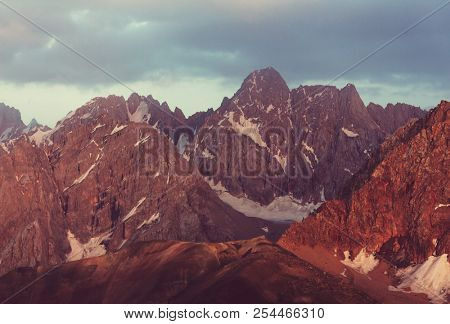 Beautiful landscape of Fann Mountains, Tajikistan