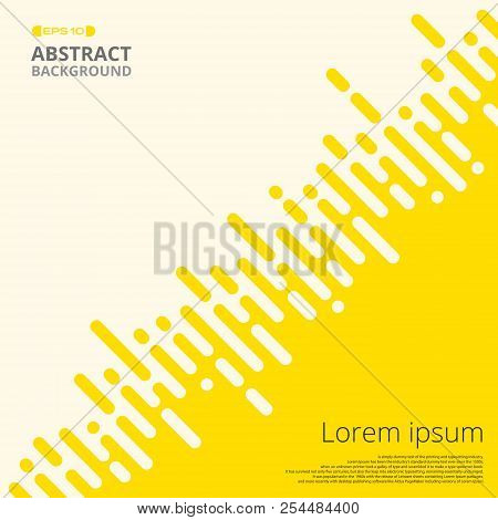 Abstract Of Frest Yellow Stripe Lines For Business Presentation Background, Illustration Vector Eps1