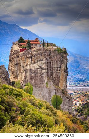 Monastery Of The Holy Trinity I In Meteora, Greece