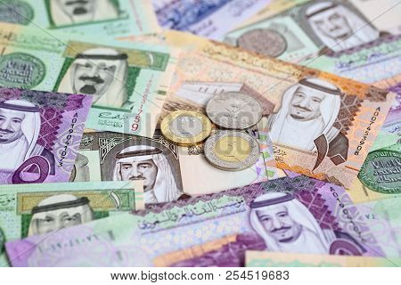 Collection of Saudi Arabia Riyal banknotes