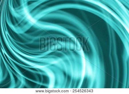 Curvy Blurry Lines Abstract Turquooise Blue Image Background