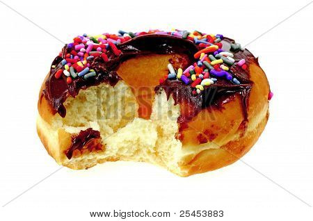 Ukąszenie czekolada pączek matowe i kropi