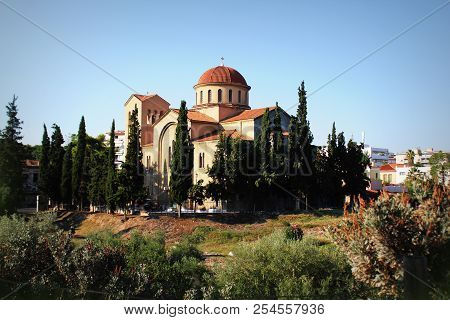 Holy Trinity Church Near The Kerameikos Cemetery In Athens, Greece