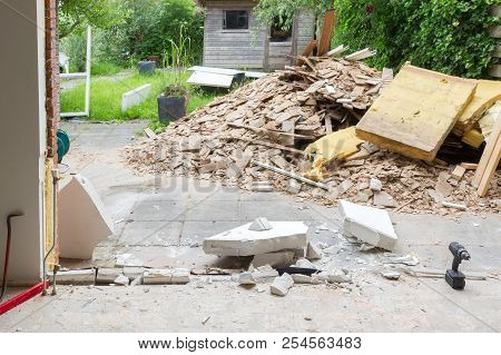 Removing A Wall And Placing A Glass Sliding Door