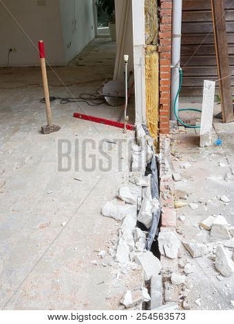 Removing A Wall And Placing A Glass Sliding Door