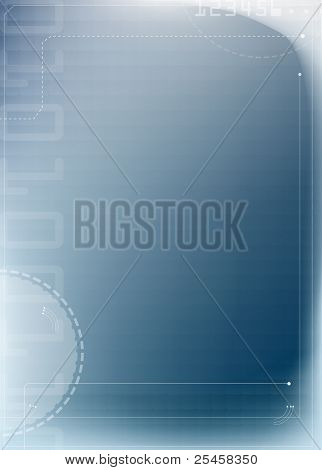 Abstract Blue Technology Background