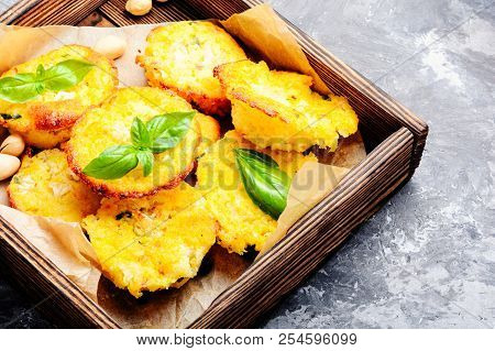 Autumn Muffins From Zucchini
