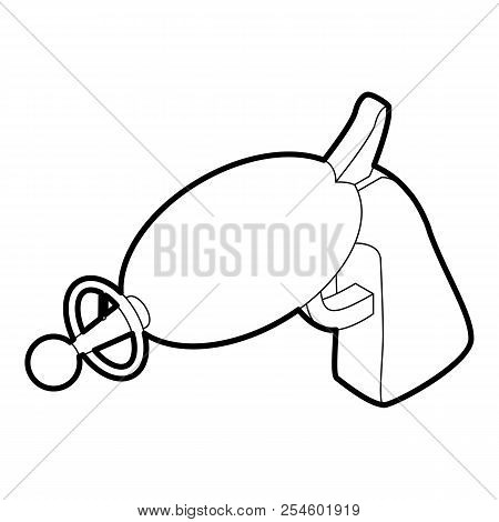 Alien Weapon Toy Icon. Outline Illustration Of Alien Weapon Toy Icon For Web