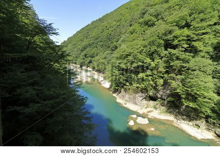 Dakigaeri Gorge In Senboku, Akita, Japan