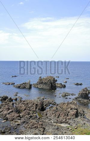 Coast At Cape Nyudozaki, Oga, Akita, Japan