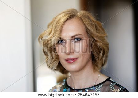 Closeup Portrait Of Woman