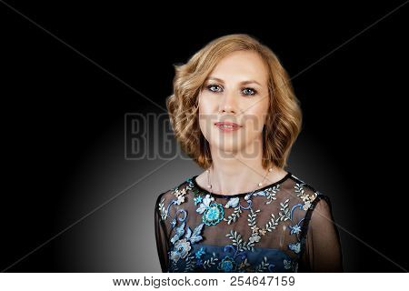 Closeup Portrait Of Woman
