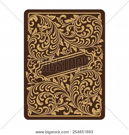 Vintage Ornament Pattern Frame Vector Illustration Design