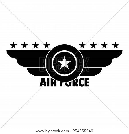 Air Force Logo. Simple Illustration Of Air Force Logo For Web Design Isolated On White Background