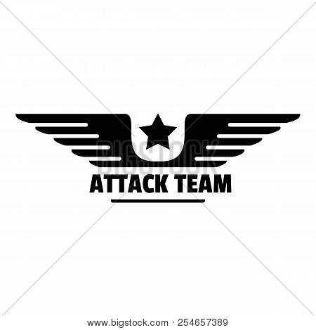 Atack Avia Team Logo. Simple Illustration Of Atack Avia Team Logo For Web Design Isolated On White B