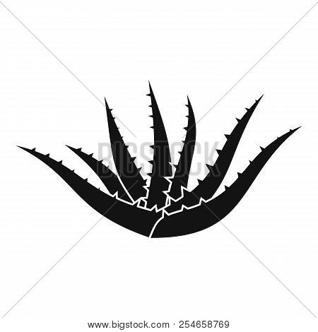 Aloe Plant Icon. Simple Illustration Of Aloe Plant Icon For Web Design Isolated On White Background