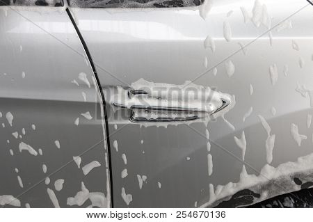 Foam On The Side Of A Car