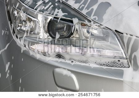 Foam On A Car Light
