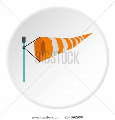 Supplies Wind Sock Icon. Flat Illustration Of Supplies Wind Sock Icon For Web