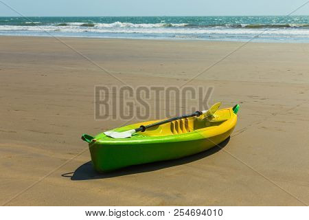 Canoeing On The Sandy Shores