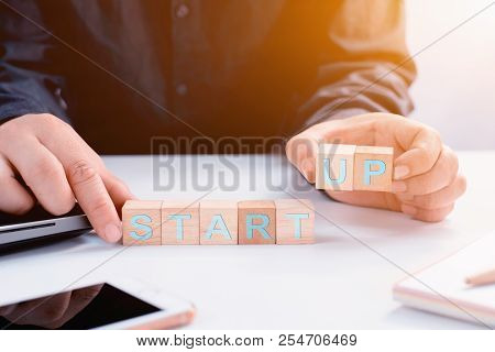 Fresh Start Of The Day. Personal Transformation For Successful Concept. Business Development And Imp