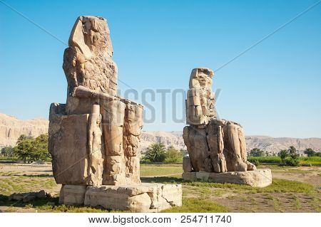 Statue In Abu Simbel Temple Of Egypt
