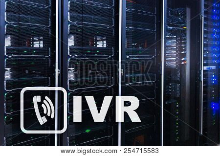 Ivr Interactive Voice Response Communication Concept. Phone