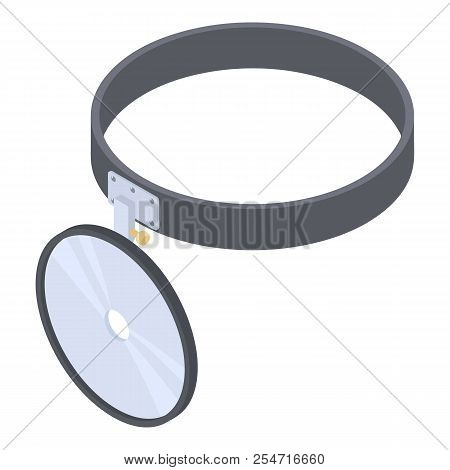 Headlamp Reflector Icon. Isometric 3d Illustration Of Headlamp Reflector Icon For Web