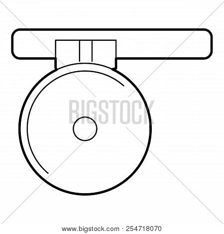 Headlamp Reflector Icon. Outline Illustration Of Headlamp Reflector Icon For Web Isolated On White B