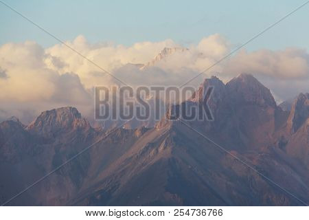 Beautiful landscape of Fann Mountains, Tajikistan