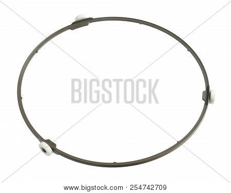 Ring Roller For Microwave Oven Turnable Plate Isolated On White Background