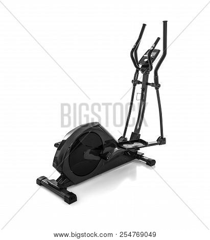 Elliptical Trainer Or Orbitrack Isolated On A White Background.