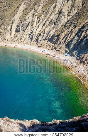 Jebha Island And Waves And Rocks