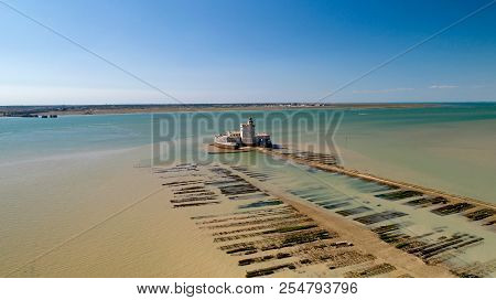 Aerial Photography Of Fort Louvois In Charente Maritime