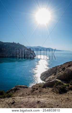 Jebha Island And Waves And Rocks
