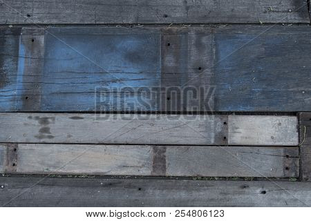 Detail Of A Worn Plank Floor Texture