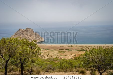 Jebha Hwade Harbor And Waves And Rocks