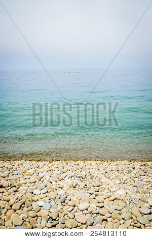 Jebha Hwade Harbor And Waves And Rocks