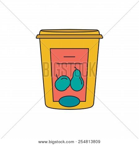 Syrup Icon. Cartoon Syrup Vector Icon For Web Design Isolated On White Background