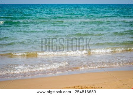 Saaidia Beach And Waves And Rocks