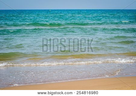 Saaidia Beach And Waves And Rocks