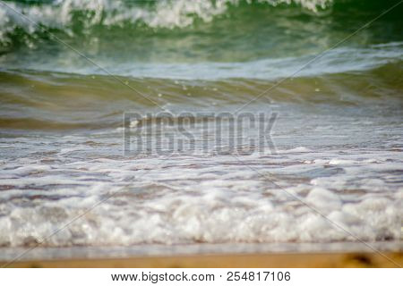 Saaidia Beach And Waves And Rocks