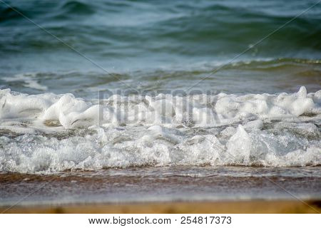 Saaidia Beach And Waves And Rocks
