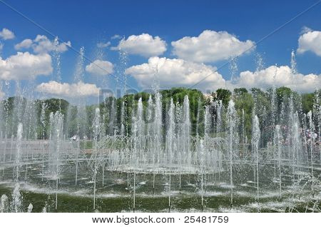 Moskva, springvand i Tsaritsyno